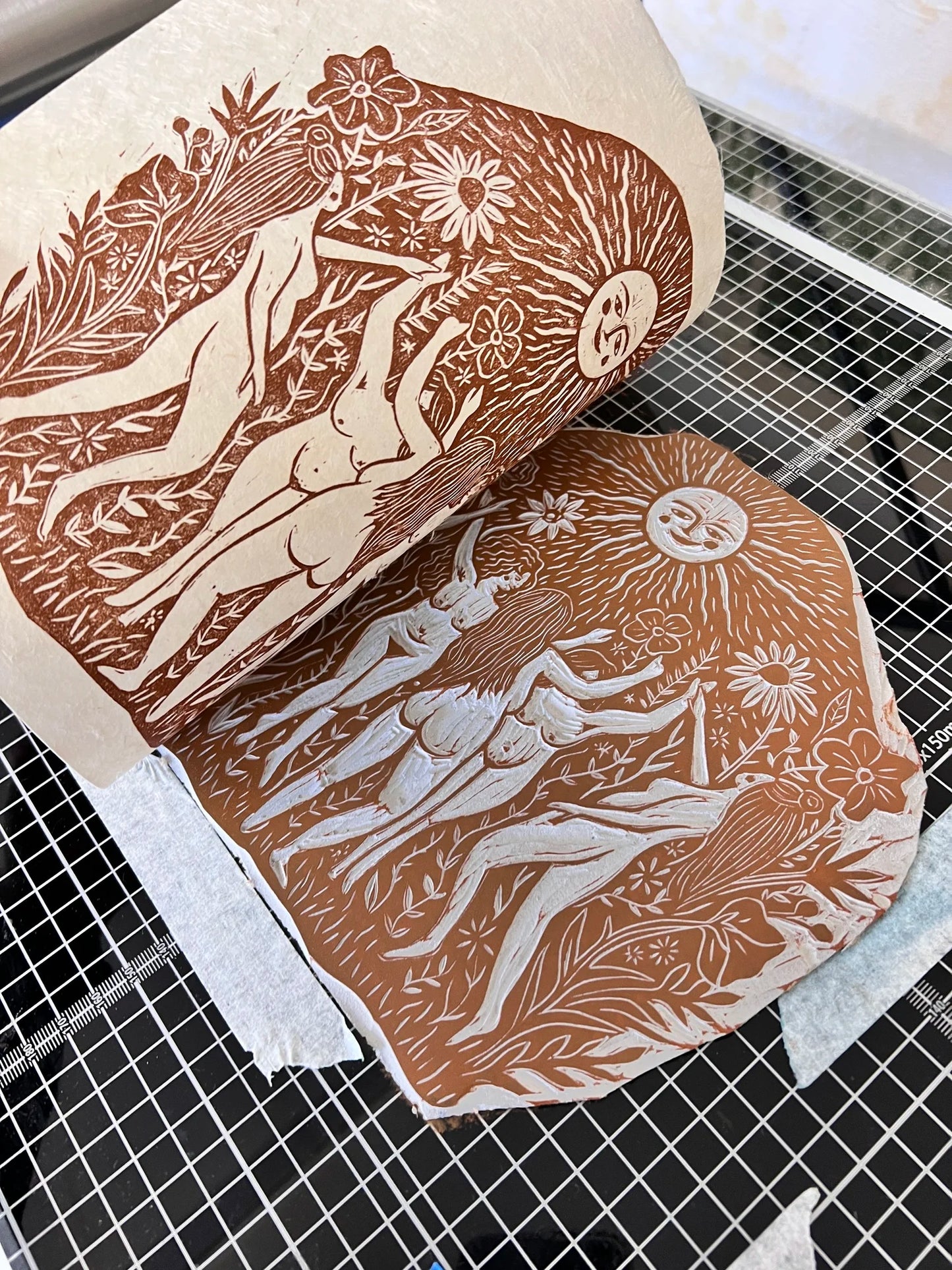 SUNDANCE linoprint