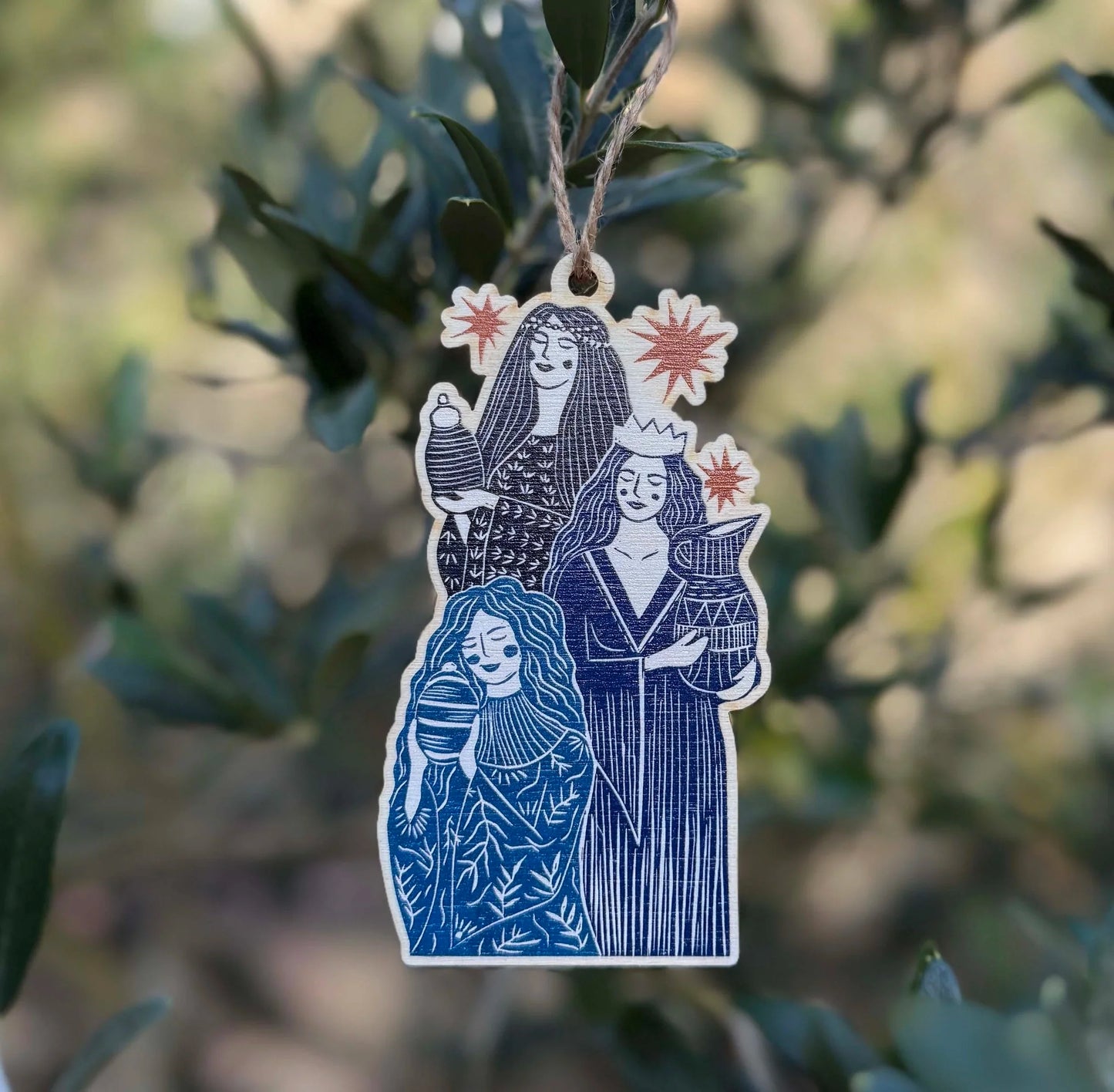 WOODEN DECORATIONS magical women