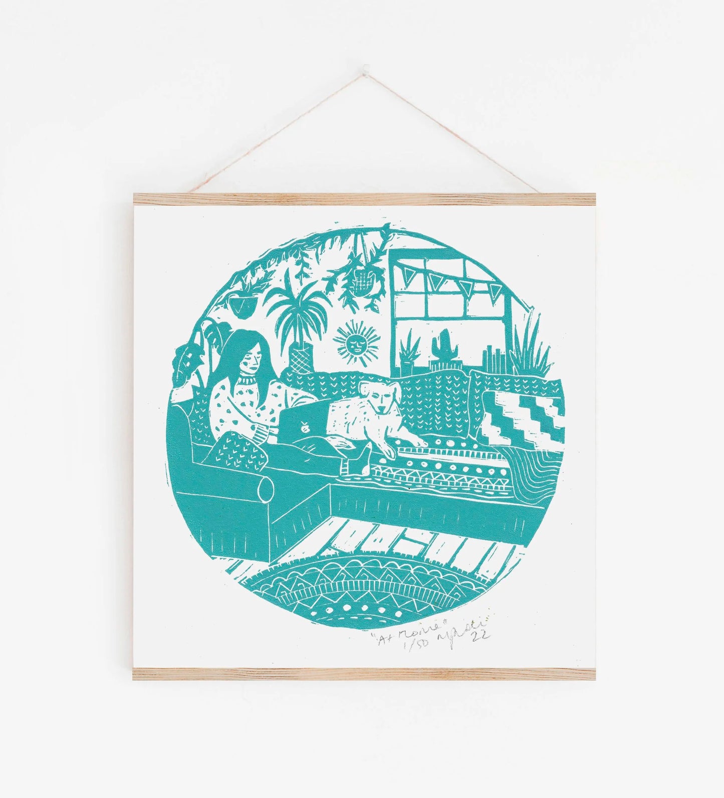 LADY & DOG PRINT SERIES