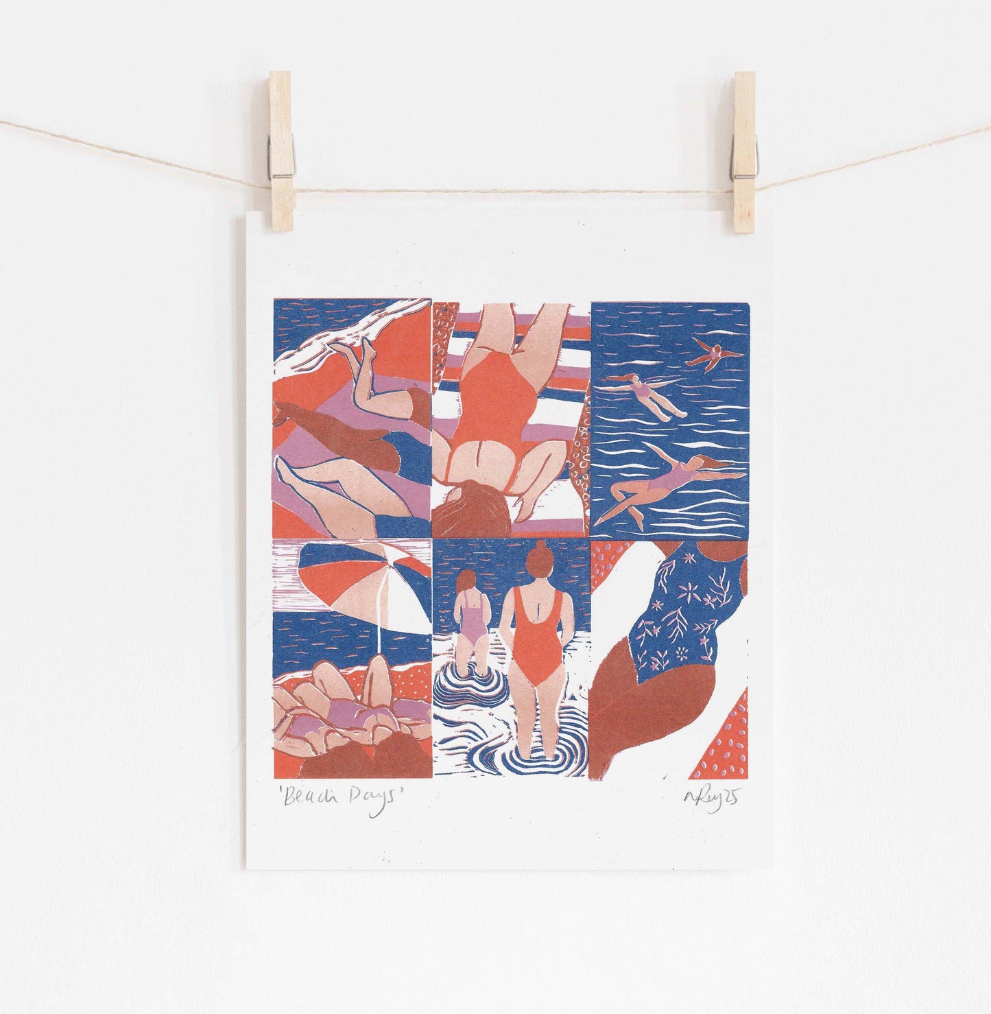 BEACH DAYS Risoprint