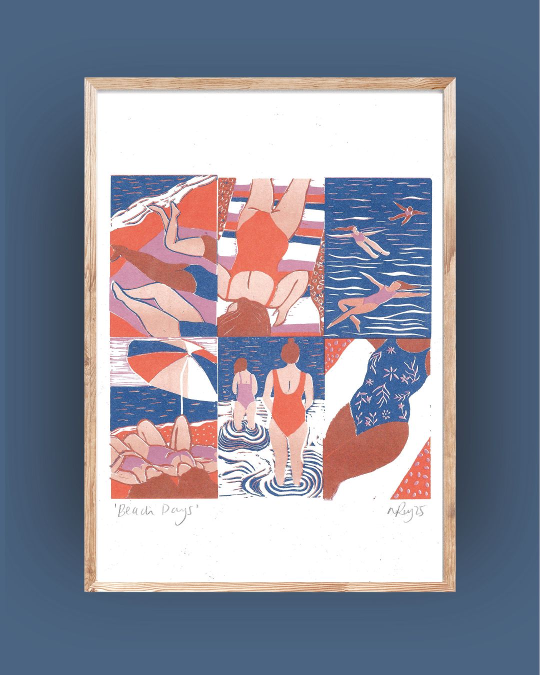BEACH DAYS Risoprint