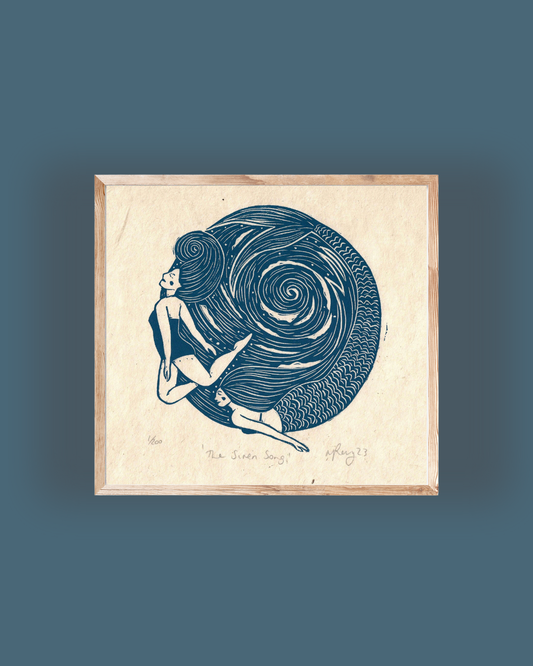SIREN’ SONG Linoprint
