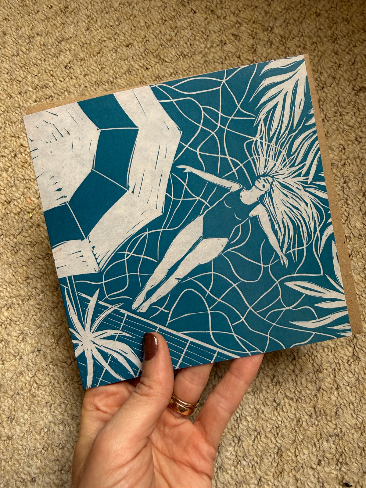 SECOND- Float Greeting Card