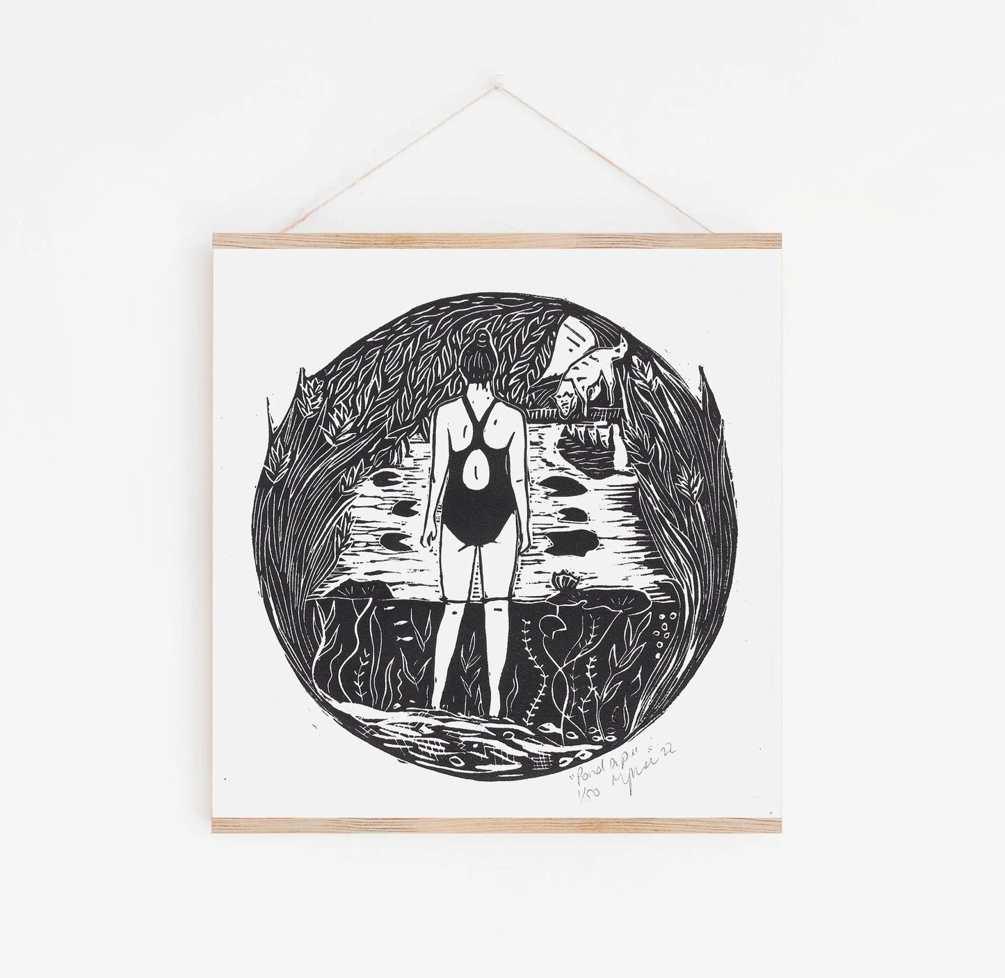 LADY & DOG PRINT SERIES