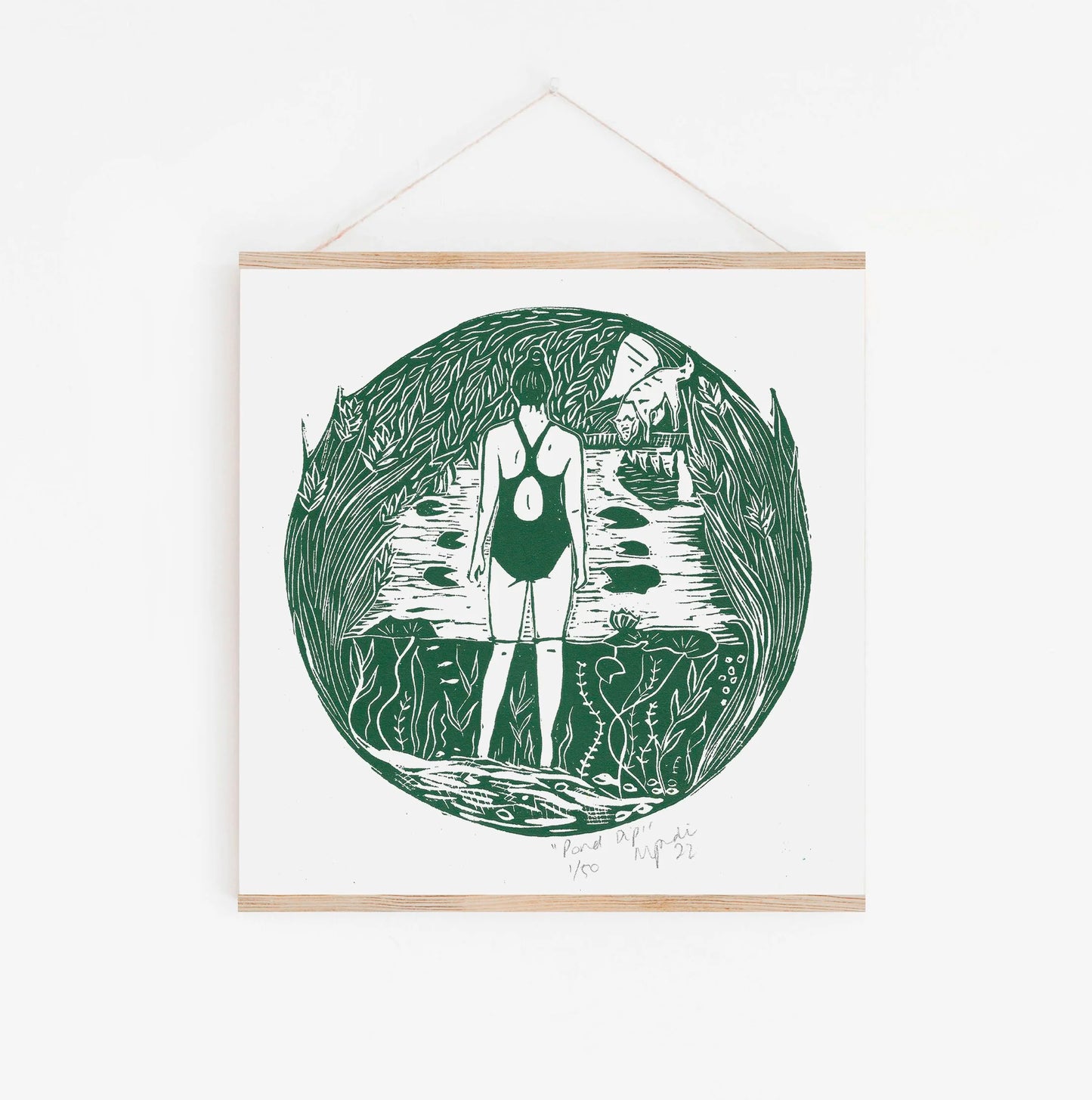 LADY & DOG PRINT SERIES