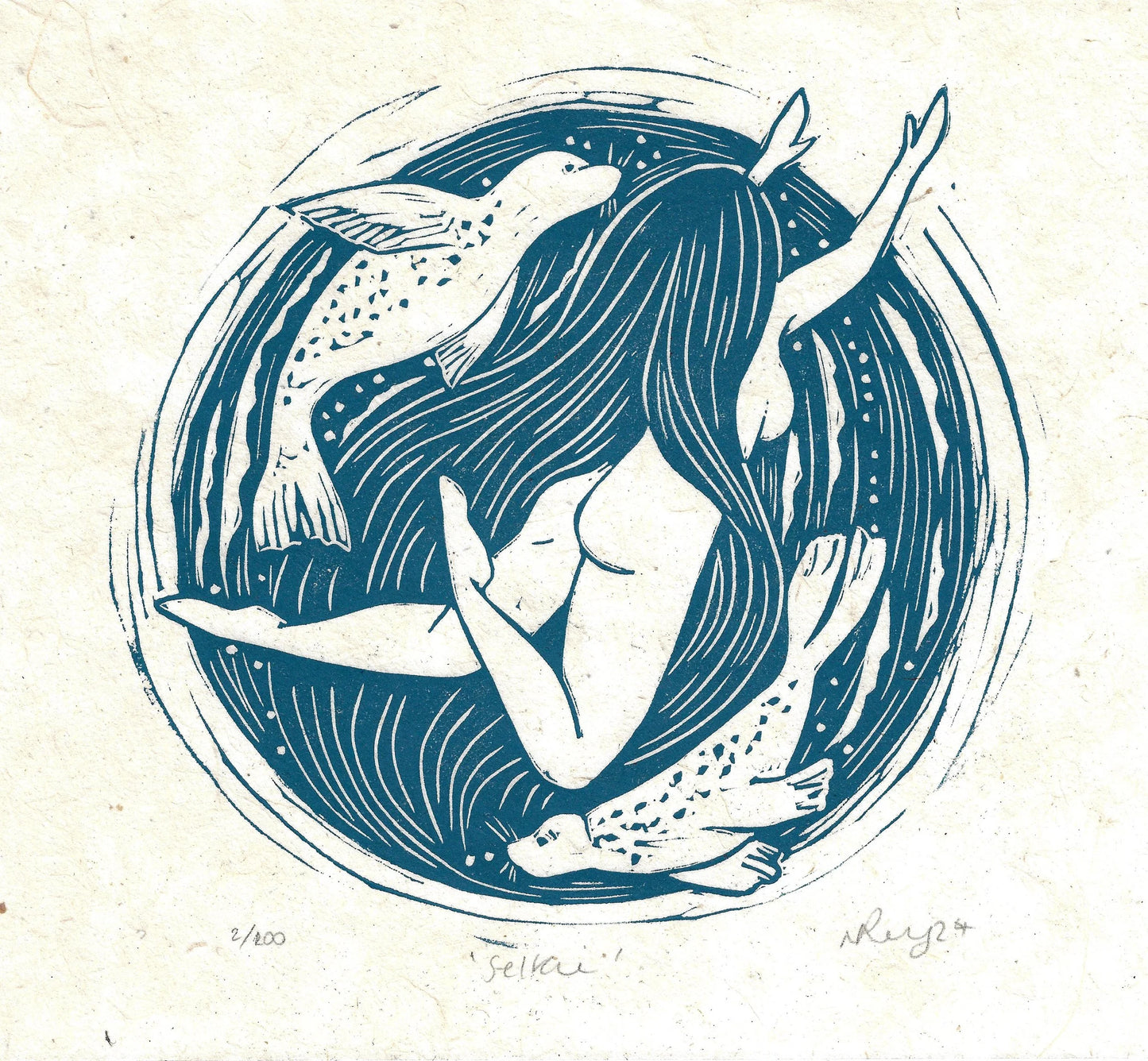 SELKIE Linoprint