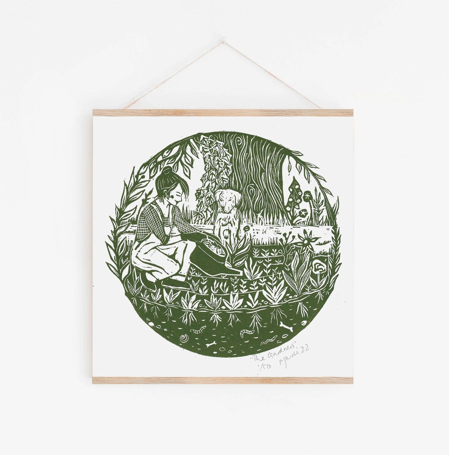 LADY & DOG PRINT SERIES