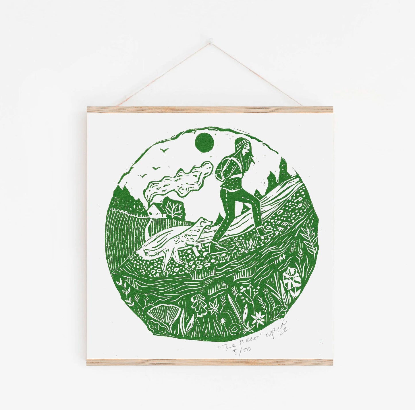 LADY & DOG PRINT SERIES