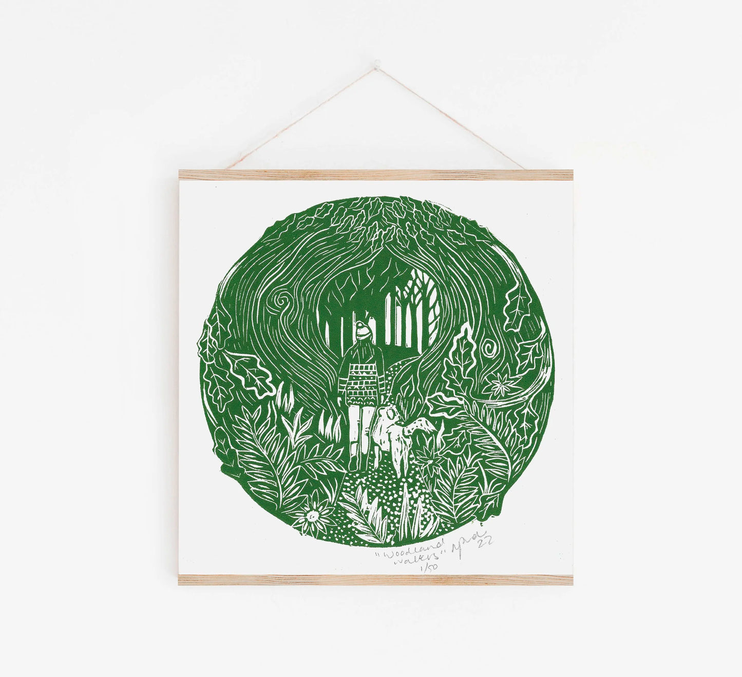 LADY & DOG PRINT SERIES