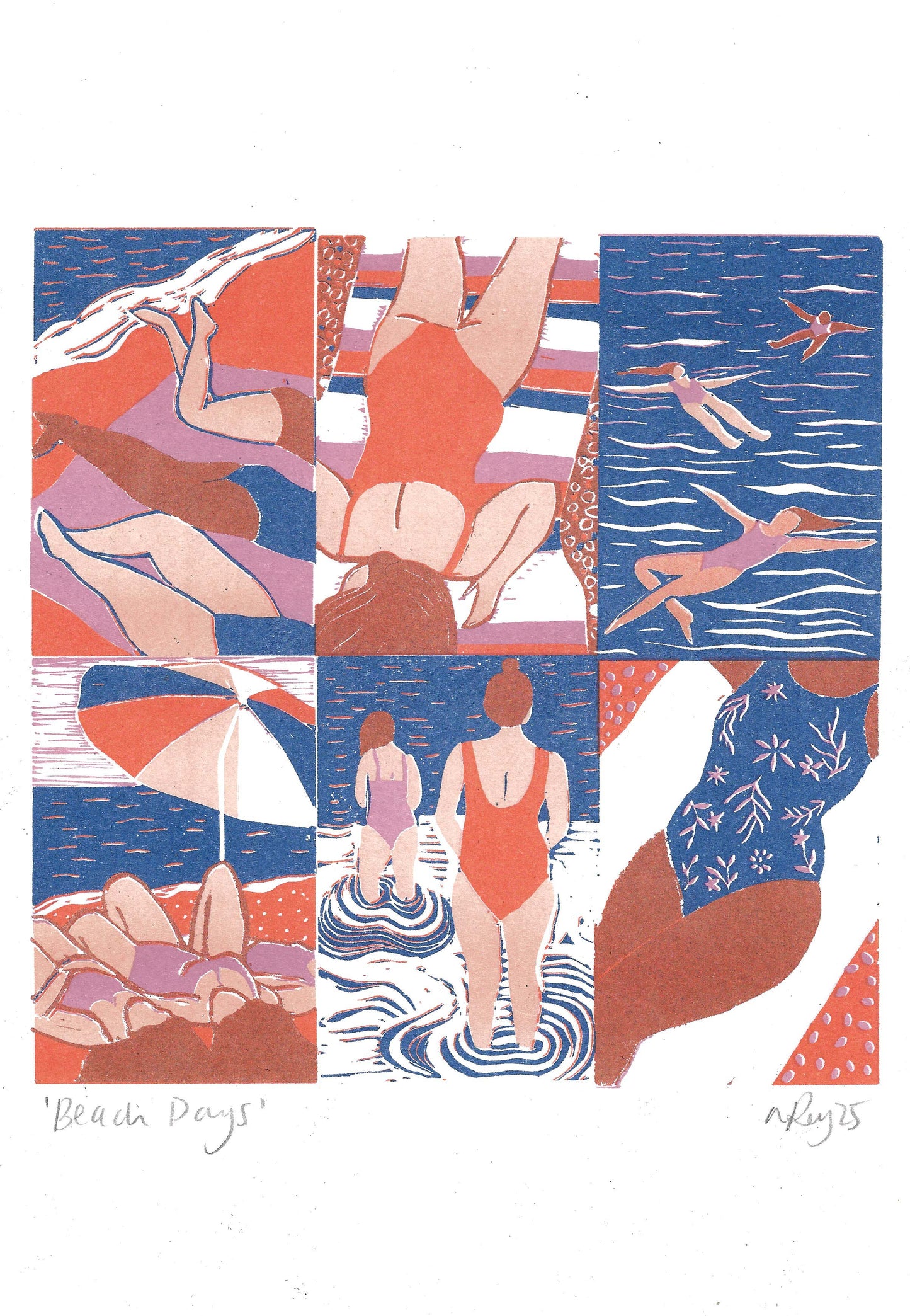BEACH DAYS Risoprint