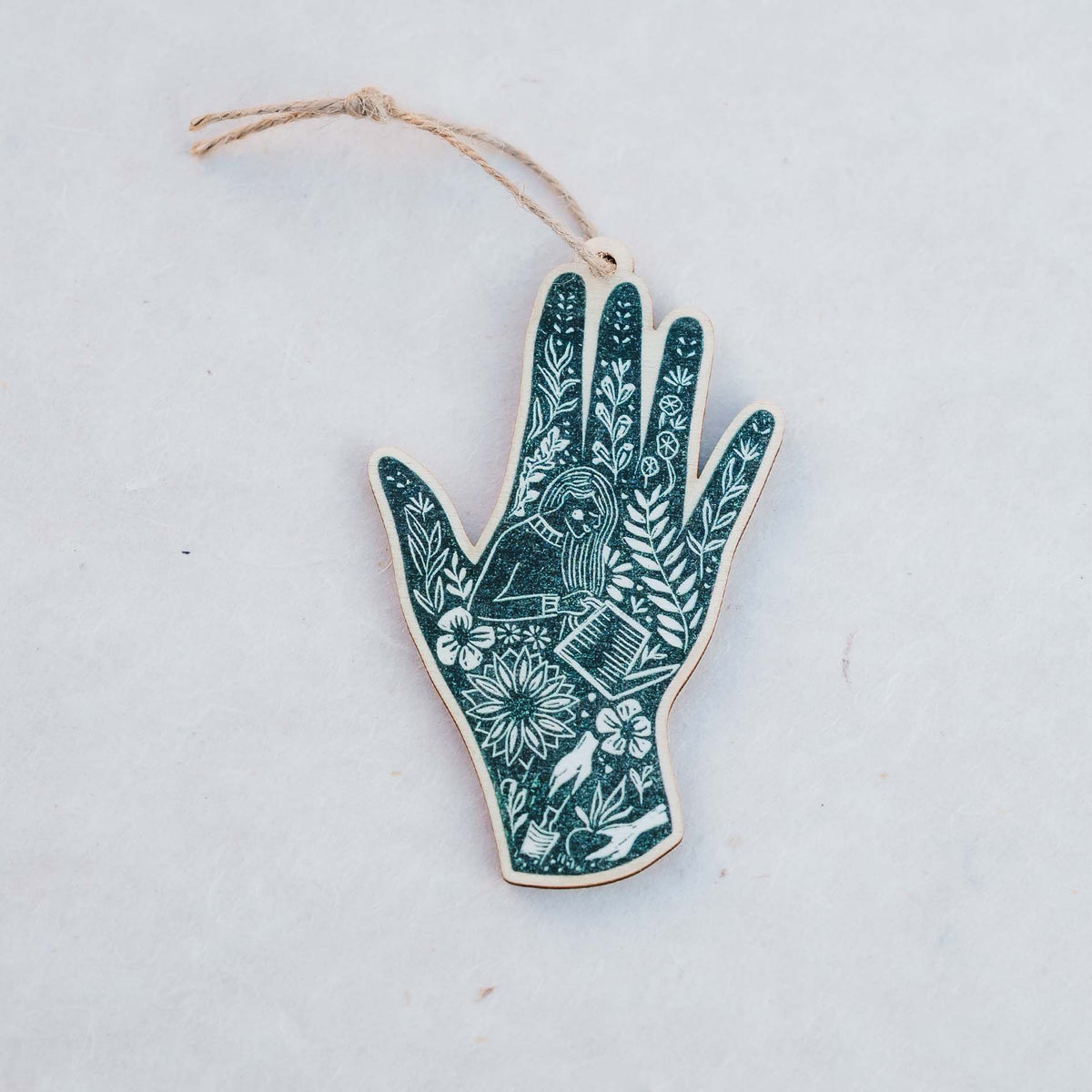 Festive Wooden wild women Ornaments