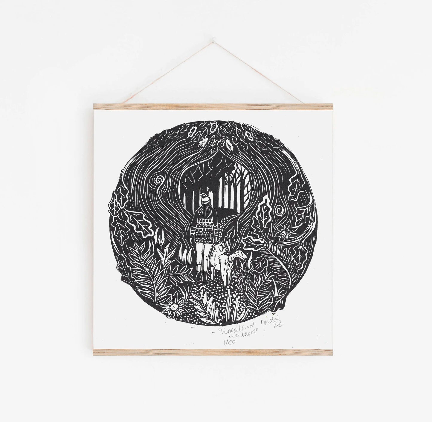 LADY & DOG PRINT SERIES